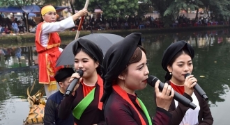 Nghiêm cấm hát quan họ ngửa nón nhận tiền tại hội Lim