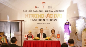 Kimono – Aodai Fashion Show: Giao lưu văn hóa nghệ thuật kỷ niệm 50 năm quan hệ Việt Nam – Nhật Bản