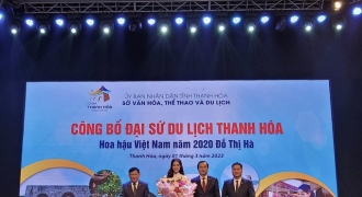 Hoa hậu Đỗ Thị Hà về quê làm đại sứ du lịch