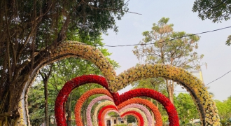 Xuất hiện “con đường tình yêu” tại công viên lớn nhất xứ Thanh