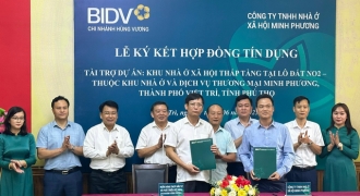 BIDV ký hợp đồng tín dụng tài trợ dự án nhà ở xã hội 