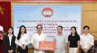 Bảo Tín Minh Châu ủng hộ gia đình các nạn nhân vụ cháy chung cư 