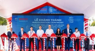 Nhà máy Bosch Việt Nam khánh thành Hệ thống điện Năng lượng mặt trời 