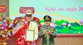 Thượng tá Nguyễn Đức Cường giữ chức Phó Giám đốc Công an tỉnh Nghệ An