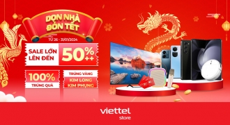 Dọn nhà đón Tết cùng Viettel Store – 100% trúng quà và cơ hội trúng vàng Kim Long – Kim Phụng