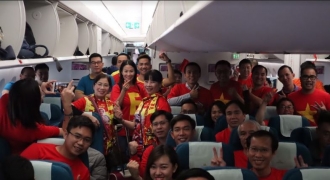 Hàng trăm CĐV lên đường “tiếp lửa” thầy Park và ĐT Việt Nam trong trận tứ kết Asian Cup 2019