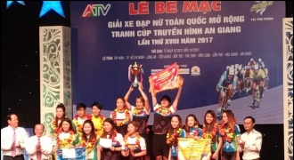 Nguyễn Thị Thật “vô đối” ở giải đua xe đạp nữ An Giang do Tân Hiệp Phát tài trợ