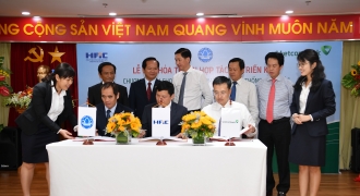 Vietcombank, HFIC và Sawaco ký thỏa thuận hợp tác cung cấp nước sạch cho nhân dân Tp Hồ Chí Minh