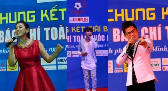 Miko Lan Trinh, Hồ Đức Lợi và Cáp Anh Tài cháy hết mình tại Gala Chung kết Press Cup 2017