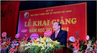 Học viện Y dược học cổ truyền Việt Nam khai giảng năm học mới