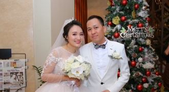 Cận cảnh tiệc cưới ấm cúng của doanh nhân Ngô Quỳnh và ca sỹ Nhật Thuỷ