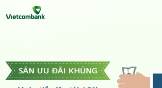  Vietcombank hoàn tiền tới 40% cho chủ thẻ mua sắm trực tuyến trong ngày hội Online Friday