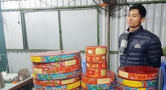 Không có việc làm, nam thanh niên sang Trung Quốc mua 50kg pháo bán tết