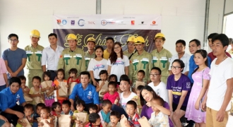 Đoàn Thanh niên EVNNPT chung tay xây trường học cho các em nhỏ vùng cao Điện Biên