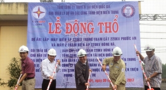 Thi công Lắp MBA 220 kV thứ 2 tại TBA 220 kV Đông Hà 
