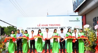 Vietcombank khai trương hoạt động chi nhánh Phúc Yên