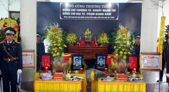 Cấp Bằng Tổ quốc ghi công cho 2 liệt sĩ hy sinh khi huấn luyện bay ở Nghệ An