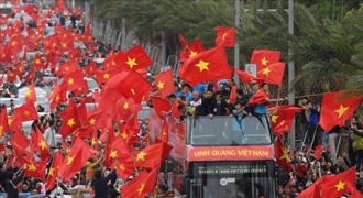 Lễ mừng công và giao lưu với Olympic Việt Nam diễn ra ở đâu?