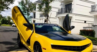 Chevrolet Camaro độ cánh cắt kéo hệt siêu xe Lamborghini gây sốt trên mạng xã hội