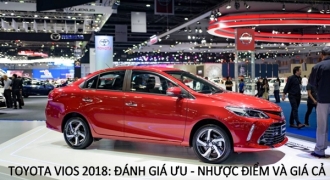 Toyota Vios 2018 có điểm gì nổi bật, giá bán bao nhiêu?