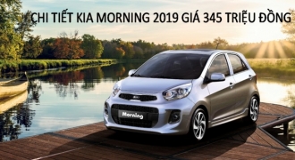 Chi tiết Kia Morning Si MT 2019 giá 345 triệu đồng