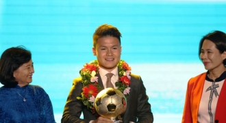 Quang Hải giành Quả bóng vàng bóng đá nam 2018