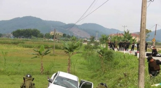 Phong tỏa hiện trường vụ vận chuyển 10 kg ma túy ở Hà Tĩnh