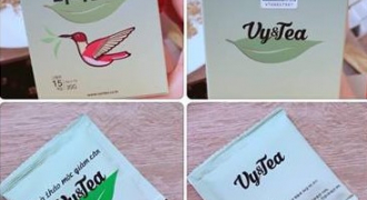 Trà thảo mộc mang thương hiệu Vy&Tea bị làm giả ở Hàn Quốc