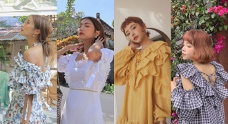 Mốt váy hoa nhí và bánh bèo hot trend 2019