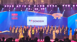 Dongsim Việt Nam vinh dự nhận giải thưởng Rồng vàng 2019
