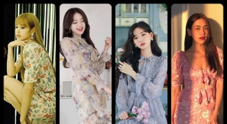 Thiết kế váy hoa nhí được lòng các cô gái Thái Việt Hàn xinh đẹp diện ngày hè