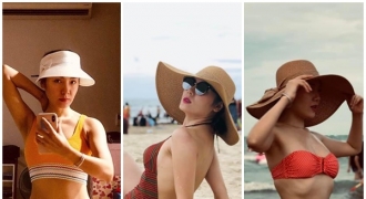 “Thánh bikini” Phương Linh mang 35kg áo tắm về quê tiếp tục “chiêu đãi” fan loạt ảnh nóng bỏng