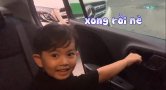 Khánh Thi chia sẻ clip dạy con trai 4 tuổi cách thoát hiểm trên ô tô bị khóa kín