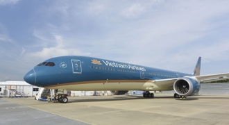 Ảnh siêu máy bay Boeing 787-10 Dreamliner đầu tiên có mặt tại Việt Nam