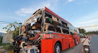 Tai nạn xe khách ở Khánh Hòa, 40 người nhập viện, 1 người đã tử vong