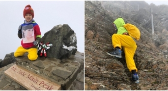 Thực hiện lời hứa với người mẹ quá cố, cậu bé 8 tuổi chinh phục ngọn núi cao gần 4000 mét