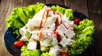 Bí quyết làm salad rau trộn mayonnaise giảm cân 