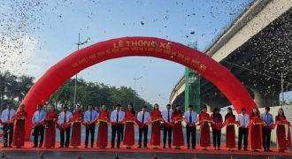 Hà Nội chính thức thông xe đường Vành đai 3 đoạn Mai Dịch - Cầu Thăng Long