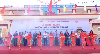 TC MOTOR  và HYUNDAI khánh thành trường mầm non chuẩn Quốc gia ở Ninh Bình