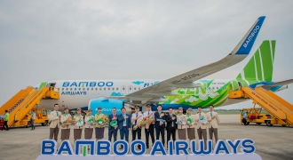 Bamboo Airways đón máy bay Airbus A320neo đầu tiên trong chiếc áo “Fly Green” ấn tượng