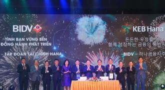 KEB Hana Bank chính thức trở thành cổ đông chiến lược nước ngoài của BIDV   