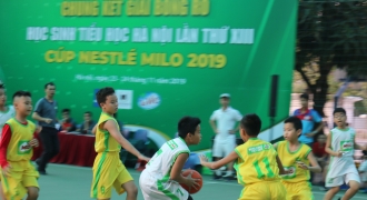 Vòng Chung kết Giải bóng rổ học sinh tiểu học Hà Nội thành công tốt đẹp