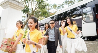 Top 45 “Miss Universe Vietnam” tham gia nhiều hoạt động thiện nguyện trước thềm chung kết