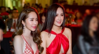Quỳnh Nga so vẻ gợi cảm cùng Hoa hậu Mai Phương Thuý