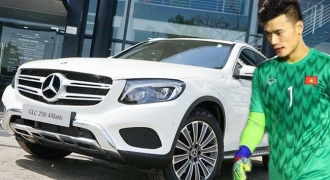 Thủ môn Bùi Tiến Dũng được đại gia giấu tên tặng xe sang Mercedes 2 tỷ đồng