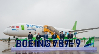 Cảng hàng không Thọ Xuân có chuyến bay đầu tiên bằng tàu thân rộng Boeing 787-9 Dreamliner