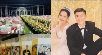 Không gian tiệc cưới tiền tỷ của Duy Mạnh và Quỳnh Anh