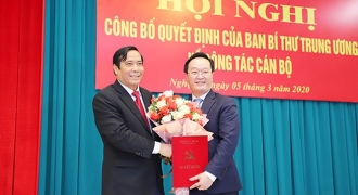 Thứ trưởng Bộ Kế hoạch và Đầu tư giữ chức Phó Bí thư Tỉnh ủy Nghệ An