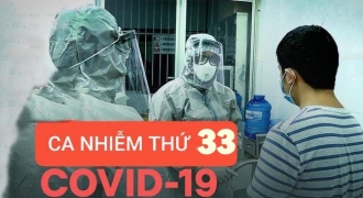 Ca nhiễm COVID-19 thứ 33 tại Việt Nam là hành khách trên chuyến bay VN0054