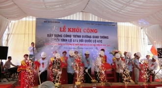 Khởi công đường giao thông gần 80 tỷ đồng chào mừng ĐH Đảng bộ huyện Triệu Sơn – Thanh Hóa